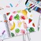 Ohuhu Marker Pads Art Sketchbook, 120LB/200GSM Heavy Smooth Drawing Papers, Spiral Bound Sketch Book for Alcohol Markers Christmas Gift